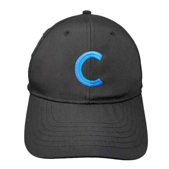 C Initial Strapback Baseball Cap Black One Size Q3 Technology Outdoor Cap - Picture 1 of 10